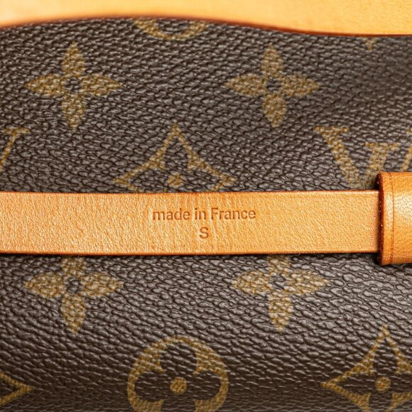 LOUIS VUITTON Brown Monogram Leather Pochette Hobo Bag - Picture 9 of 10